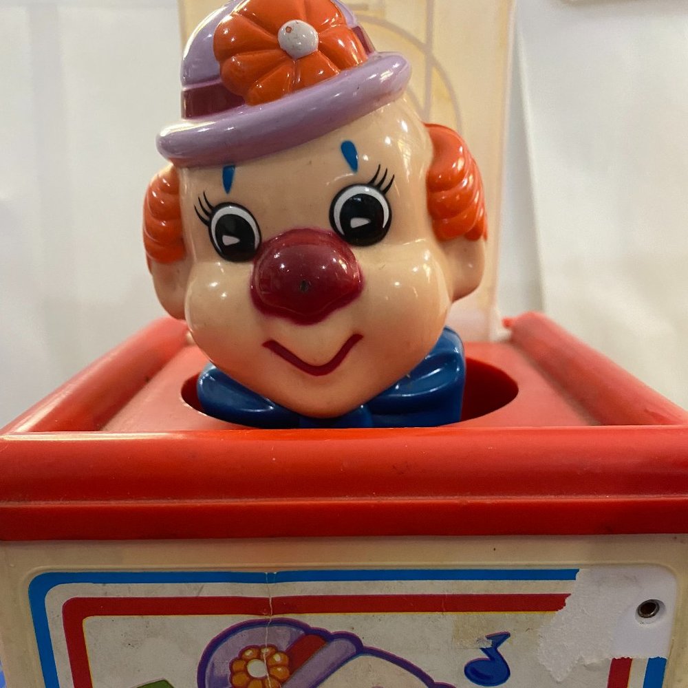 Vintage 1988 Clown in the Box